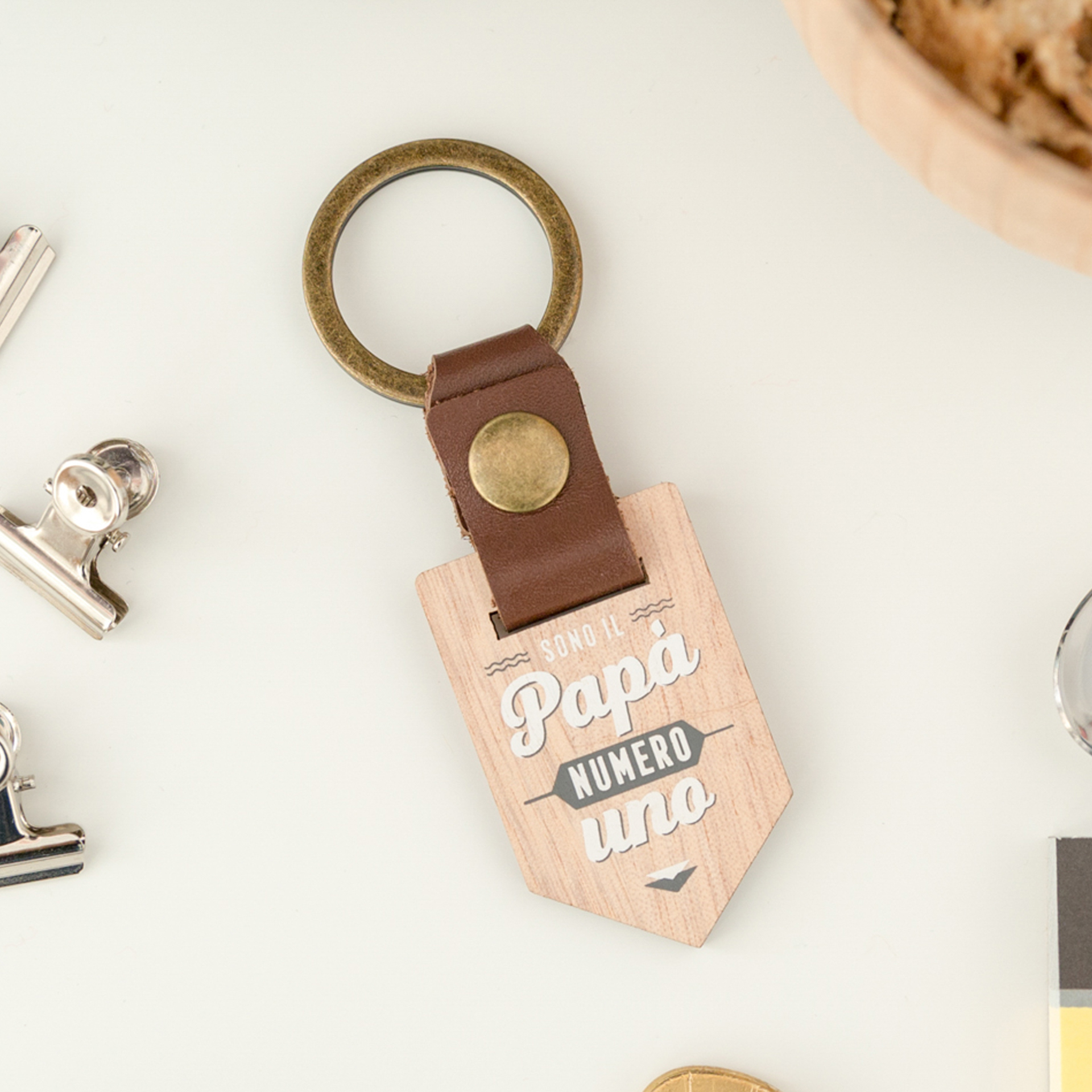 PORTACHIAVI – SONO IL PAPÀ NUMERO UNO